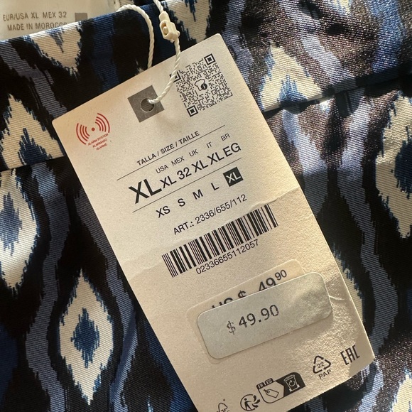 Zara Geometric Patterned Set - Picture 5 of 6